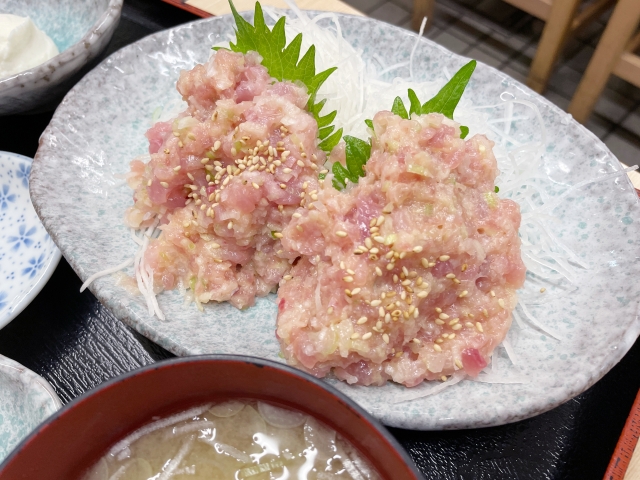 ハマチのなめろう