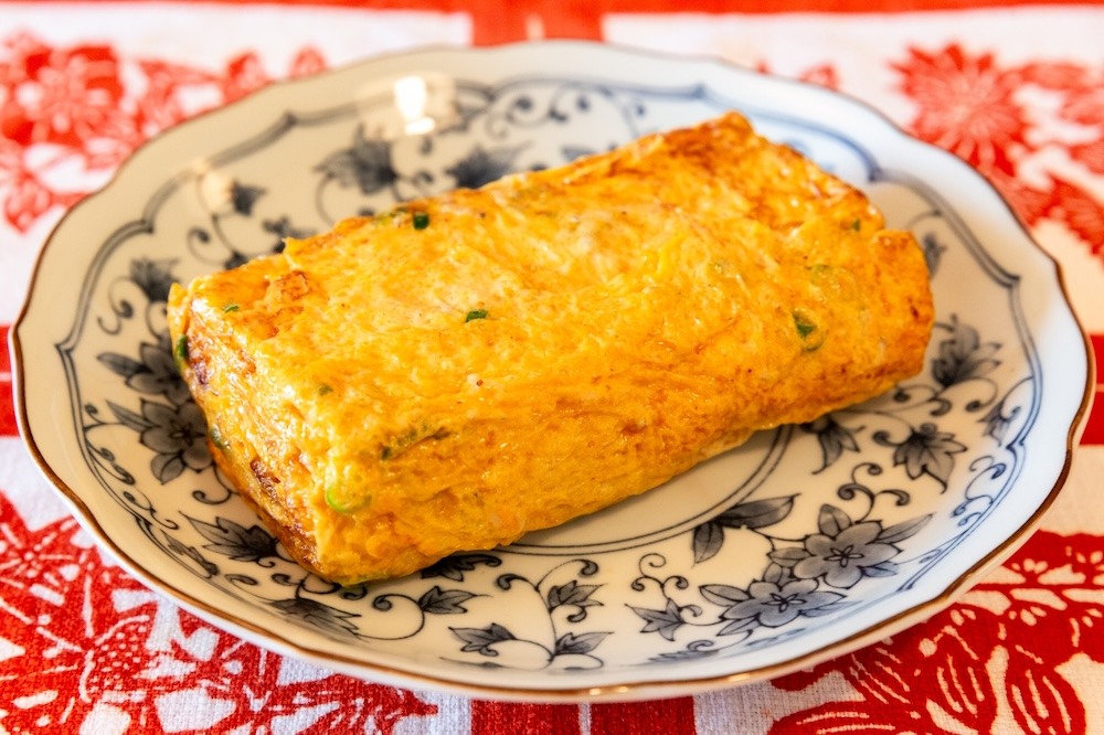 玉子焼きに混ぜる