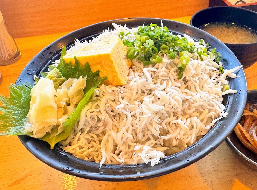 釜揚げしらす」もぜひ食べてほしい