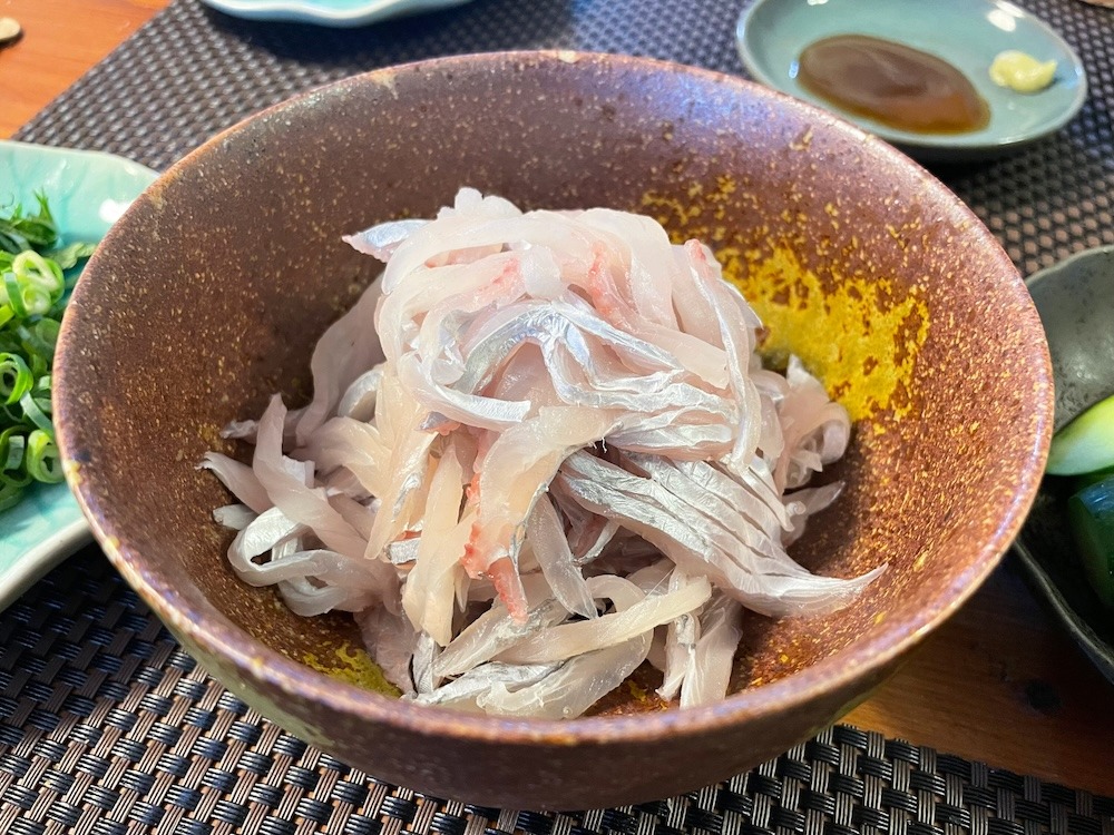 刺身の切れ端は「太刀魚そうめん」に|細切りで食感まで楽しむ